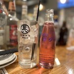 大衆酒場 長次郎 - ◇バイスセット¥420 
…お安い上に、中は金宮で半分くらいなのが素敵♪(  ´艸`)