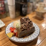 大衆酒場 長次郎 - 逆サイドから見てもお豆腐の存在感がすごい！(*´Д｀*)