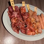 水七輪炭火焼肉 北浜にくや - 
