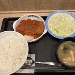 松屋 - 100円引きのクーポン活用もあり、満足度高いです！ライスは特盛にしました！(⸝⸝⸝⸝∀照⸝⸝⸝⸝)