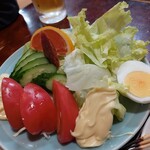 鳥ふじ - 生野菜