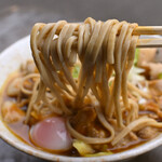 南天 - 肉カレーそば@税込600円