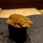 すし みむろ - ムラサキウニ　ヤケクソ盛り