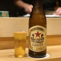 鮨処 池上 - 瓶ビール