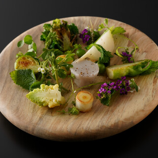 素材の美味しさを追求した料理