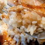 ブロッソ - 豚ロースの下のチーズリゾット