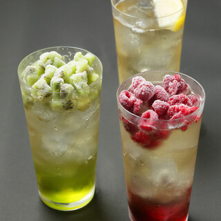 お得に楽しめる種類豊富なドリンクメニュー！ハイボールが充実◎