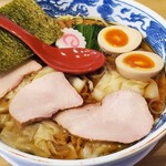 法隆 - ワンタン麺(並盛)+味玉