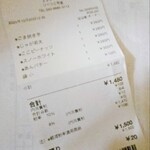 エルエルビー - レシート