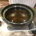 創彩和房ふじた - 伊勢海老のしゃぶしゃぶの出汁