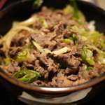 たわらや - 名物セット（肉丼セット）1240円