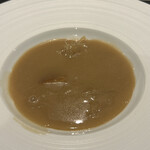 わさ - の上に鶏の白湯をかけて