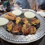 高千穂 鶏の炭火焼き - 