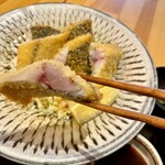 酒彩料理 茂正 - 鯵フライ