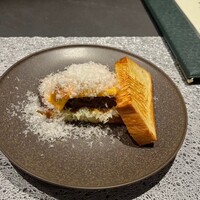 鉄板焼 漆 - 【黒毛和牛デニッシュバーガー】