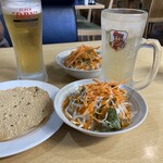 インド・ネパール料理 ライノ - ランチのサラダ