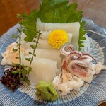 寿司割烹今井 - イカ刺し