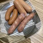 カルビ牧場 - ソーセージ（3種盛りで来ました）