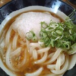 山越うどん - 最初から卵が溶いてある「かまたまやま」