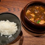 にしぶち飯店 - 麻婆豆腐とご飯
