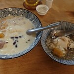 台湾茶房 婉 - フルサイズ豆乳豆花＆ハーフ豆花