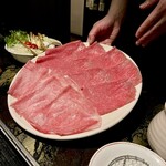 銀座 塒 - リブロースと赤身もも肉