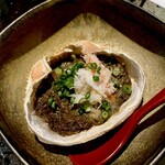銀座 塒 - ずわい蟹甲羅焼き