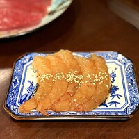 焼肉 にくだらけ - 甘海老の紹興酒漬け