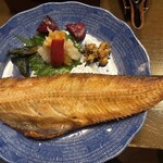 秋田こまち - ホッケの酒粕焼き