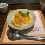 赤坂 港かっぽれ - マンゴーのかき氷