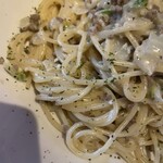 FREEDOM KITCHEN NOMOTO - クリーム系のパスタ。ここ最近では割とまともだった