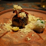 龍吟 - 備長炭焼き 秋刀魚 秋茄子 銀杏 栗の粉