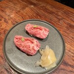 恵比寿焼肉　kintan - 和牛の握り寿司