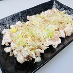 居酒屋 とんや 食肉市場直送 - ネギササミ