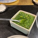 焼肉牛印 - 青唐辛子のソース