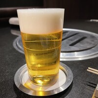 焼肉牛印 銀座店 - 生ビール