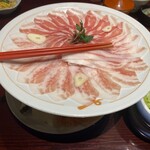 いちにいさん - 料理写真:豚肉しゃぶしゃぶ