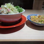 近江ちゃんぽん亭 - 2025年8月11日　近江ちゃんぽん＋半炒飯