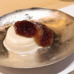 日本料理 山崎 - ⚫︎蕎麦茶プリン ~黒蜜ゼリー~