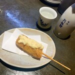串揚げ酒場 仲丸 - まぐろのねぎま串 タルタルのせ