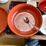 ゆき藤 - 完食(汚くてすいません)