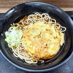 駅そば 濱そば - かき揚げそば