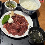 焼肉の和民 - ハラミランチ　お肉1.5倍盛