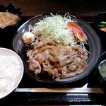 Toukyoupokujinja - 東京ポ～ク神社 本店 ＠西葛西 しょうが焼定食 800円（税込）