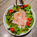 完全個室×海鮮和食 新鮮組 - 天然桜鯛のカルパッチョ風サラダ