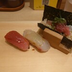 鮨とラーメン うおがしや 渋谷 - 