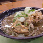 三角茶屋豊吉うどん - 牛蒡の掻き揚げ