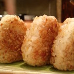 日本料理 たかむら - カラスミ焼きおにぎり・・・。うまか・・。