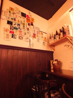 Enji - 皆様に楽しんでいただくために・・・日本酒の味の指標を店内に張り出しております