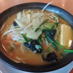 幸楽苑 - 野菜味噌タンメン+バター